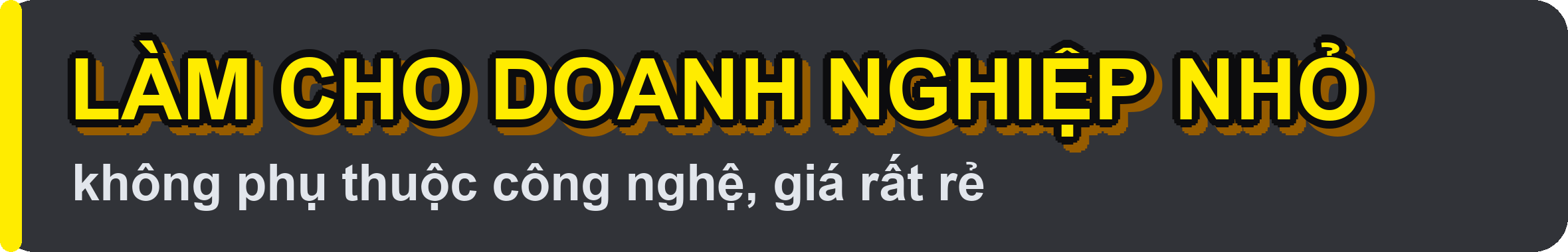 thiết kế website trọn gói cho doanh nghiệp nhỏ — không phụ thuộc công nghệ, giá rất rẻ